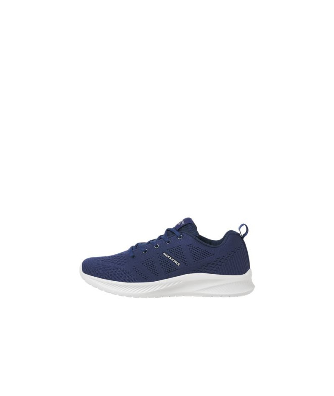 Homem Sapatilhas Jack & Jones croxley Knit Medieval Blue