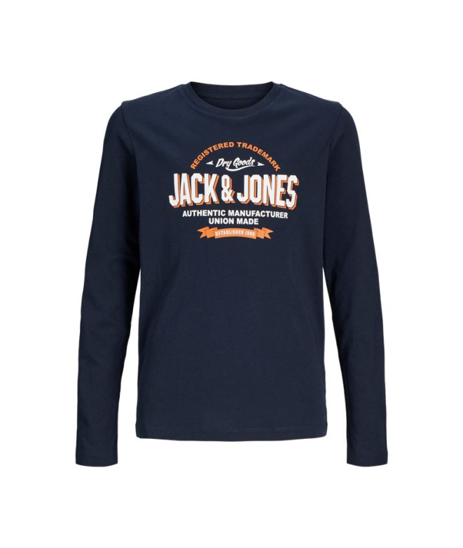 Camiseta infantil Jack & Jones elogo O- 2 Col Navy Blazer