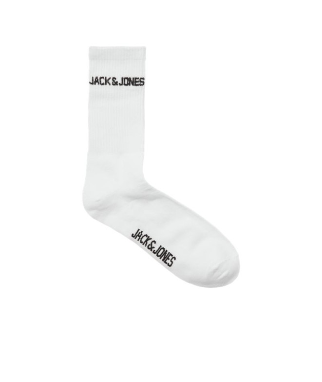 Chaussettes Pack Homme Jack & Jones Jacmelvin Tennis 3 Blanc