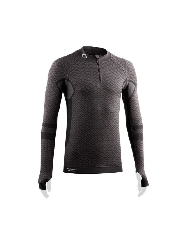 Camiseta de Trail Lurbel Volcano Long Sleeves Zip Unisex Marengo