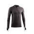 Camiseta de Trail Lurbel Volcano Long Sleeves Zip Unissex Marengo