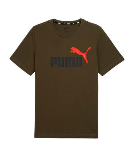 Camiseta de Casual Puma Ess+ 2 Col Logo Hombre