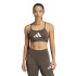 Sutiã esportivo adidas Mulher Aeroreact Big Logo Graphic Verde azeitona