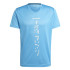 Camiseta Trail adidas Trail Running Homem de Terrex Agravic Blue