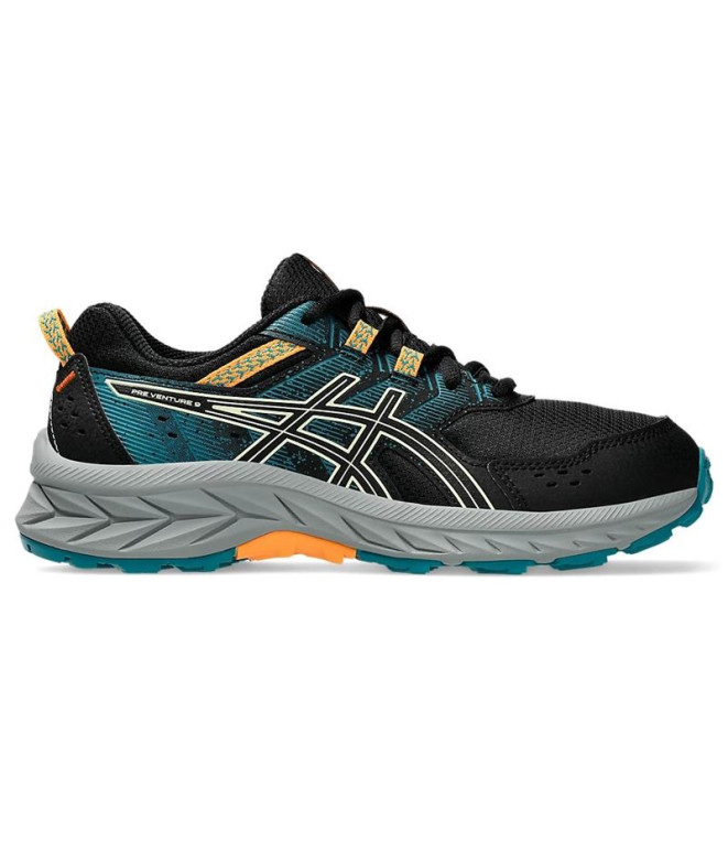 Chaussures Trail Enfant by ASICS Pre Venture 9 Gs Noir