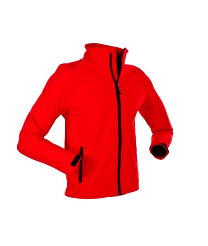 Veste Joluvi Coquille souple Mengali rouge