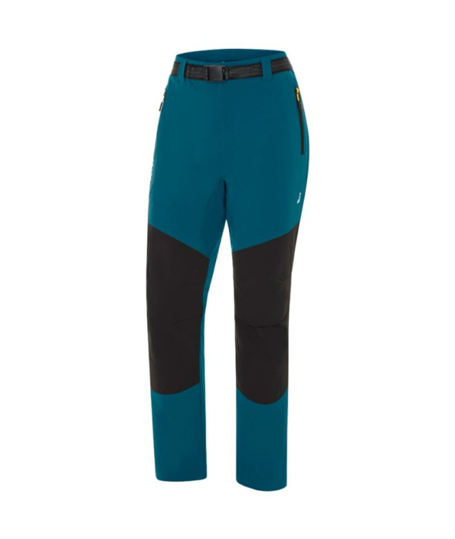 Pantalones Outdoor Joluvi Wincab 2.0 Verde Petroleo /Negro Mujer