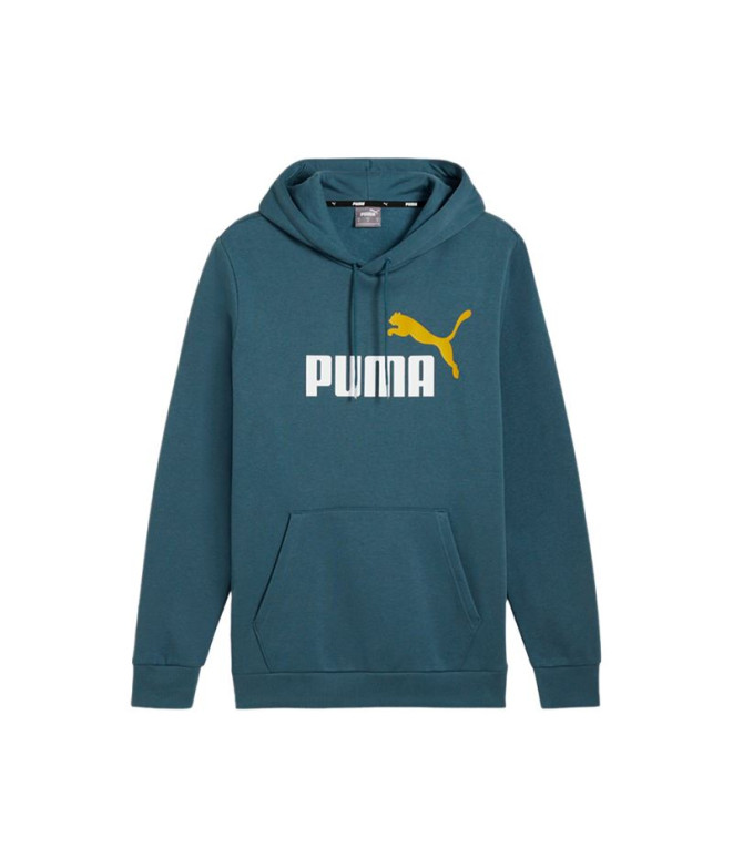 Moletom Casual de Puma Ess+ 2 Col Big Logo Homem