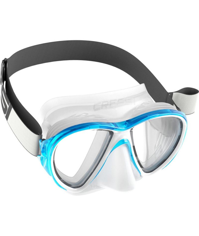 Máscara para Buceo Cressi Fiji Tx Unisex Transparente-Aguamarina