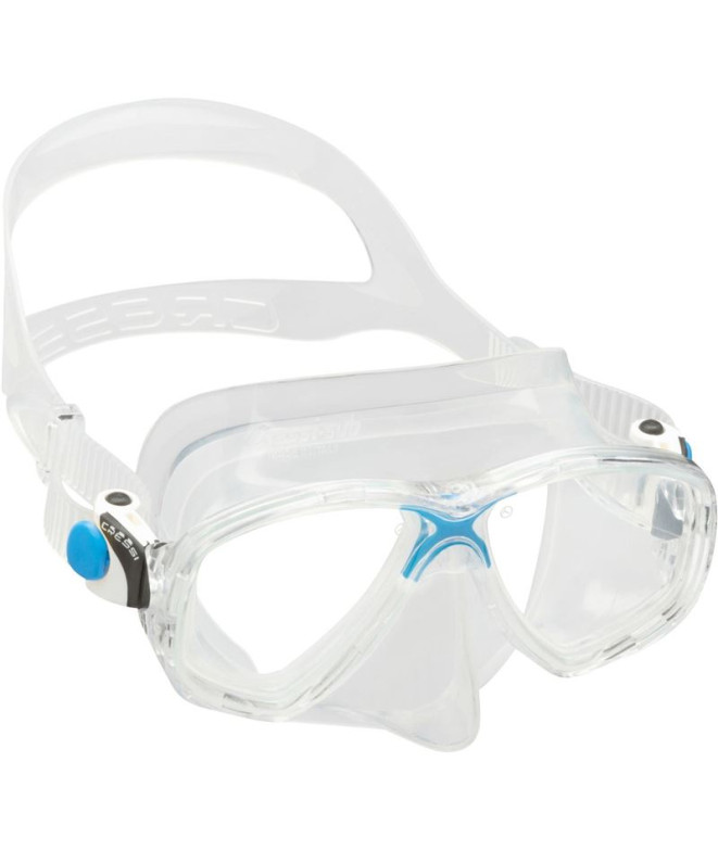 Máscara para Buceo Cressi Marea Unisex Transparente-Azul