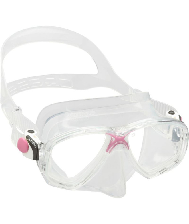 Máscara para Buceo Cressi Marea Unisex Transparente-Rosa