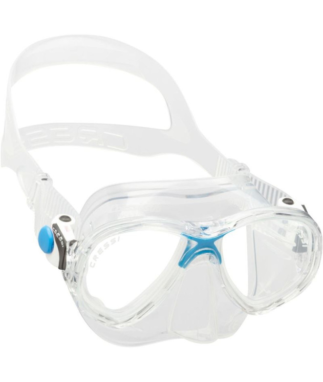 Plongée Enfant Masque pour Cressi Marea Transparent-Bleu