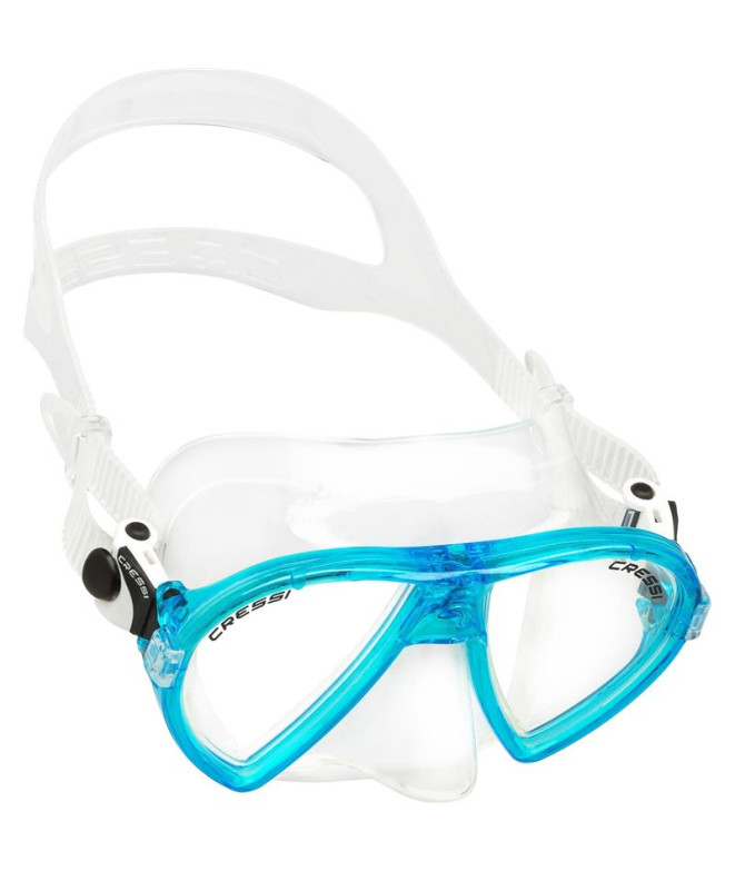 Máscara para Buceo Cressi Ocean Unisex Transparente-Aguamarina