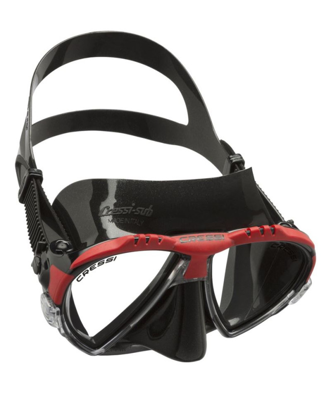 Máscara para Buceo Cressi Matrix Unisex Dark-Rojo