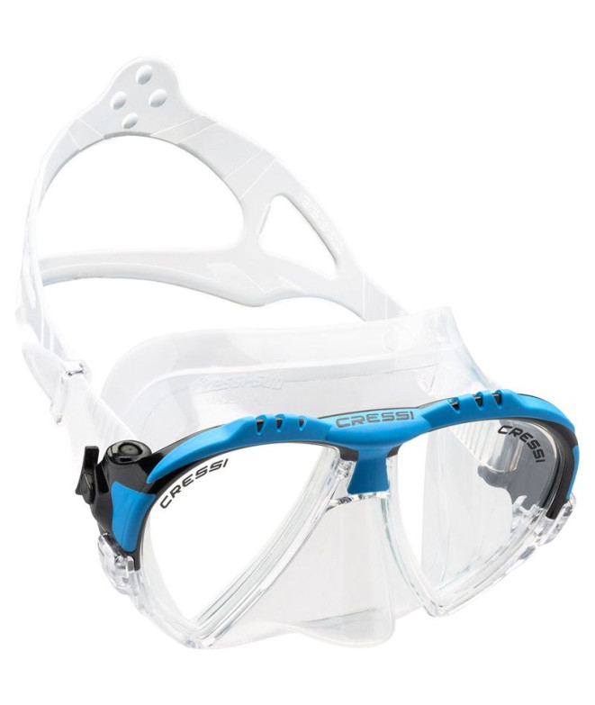 Máscara para Buceo Cressi Matrix Unisex Transparente-Azul