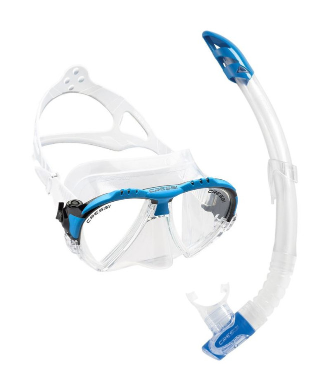 Kit para Buceo Cressi Matrix + Gamma Unisex Azul