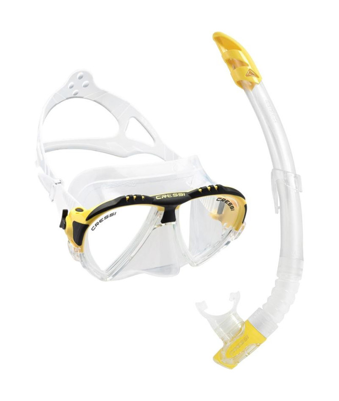 Kit para Buceo Cressi Matrix + Gamma Unisex Amarillo