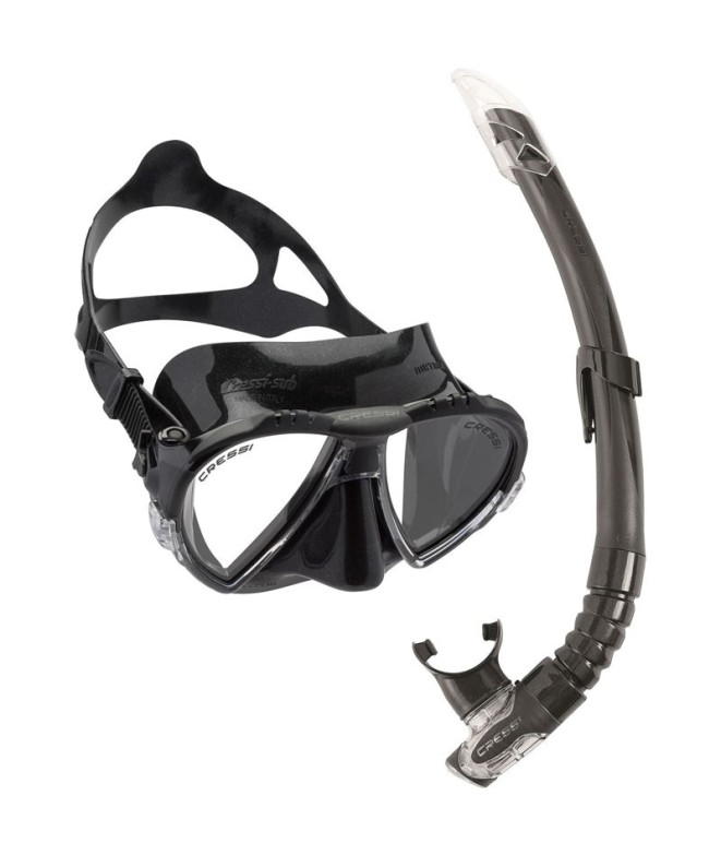 Kit para Buceo Cressi Matrix + Gamma Unisex Dark