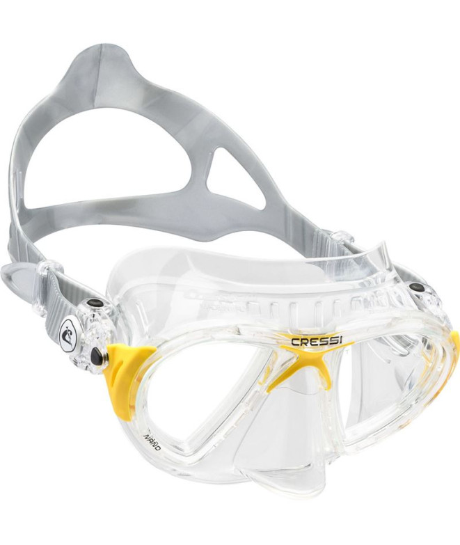 Máscara para Buceo Cressi Nano Crystal Unisex Amarillo