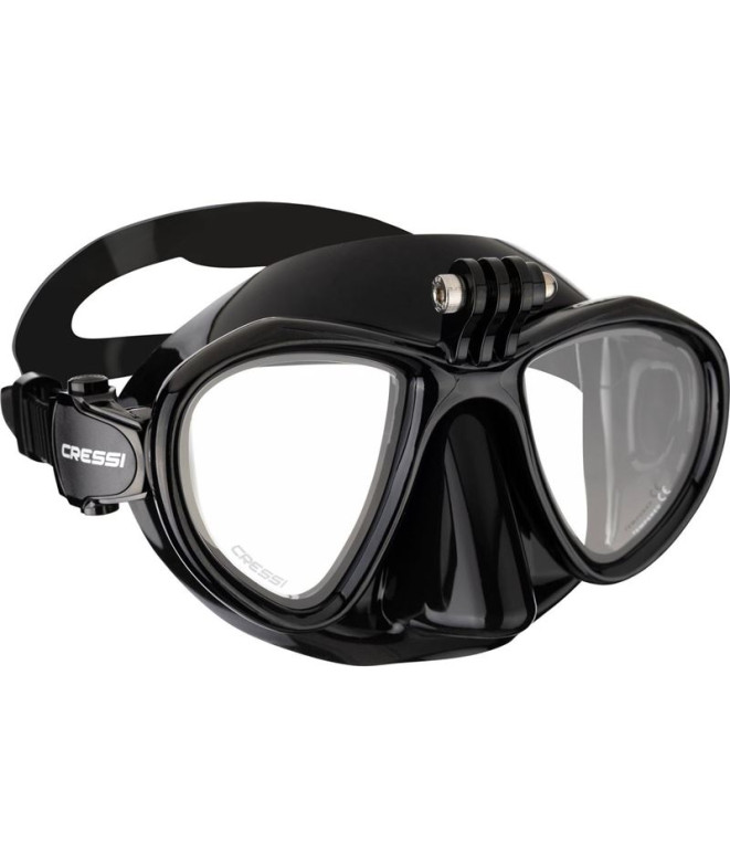 Máscara para Buceo Cressi Metis Action Unisex Dark-Negro