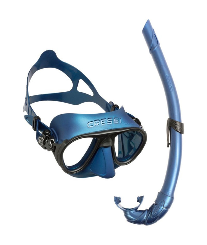 Kit para Buceo Calibro + Corsica Unisex Azul Metal