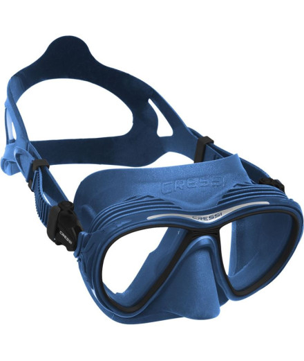 Masque pour Plongée Cressi Quantum Unisexe Bleu Métal