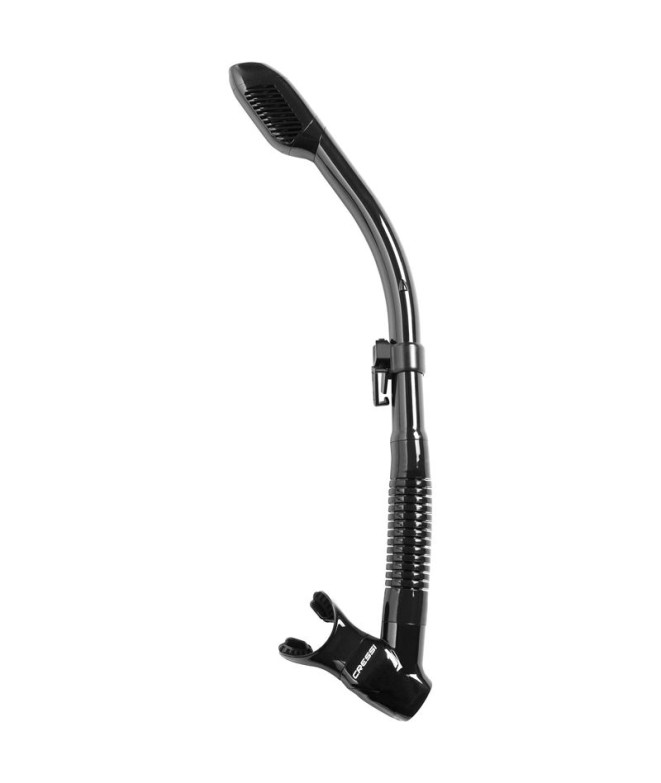 Unissex Cressi Dry Breathing Tube Preto-escuro