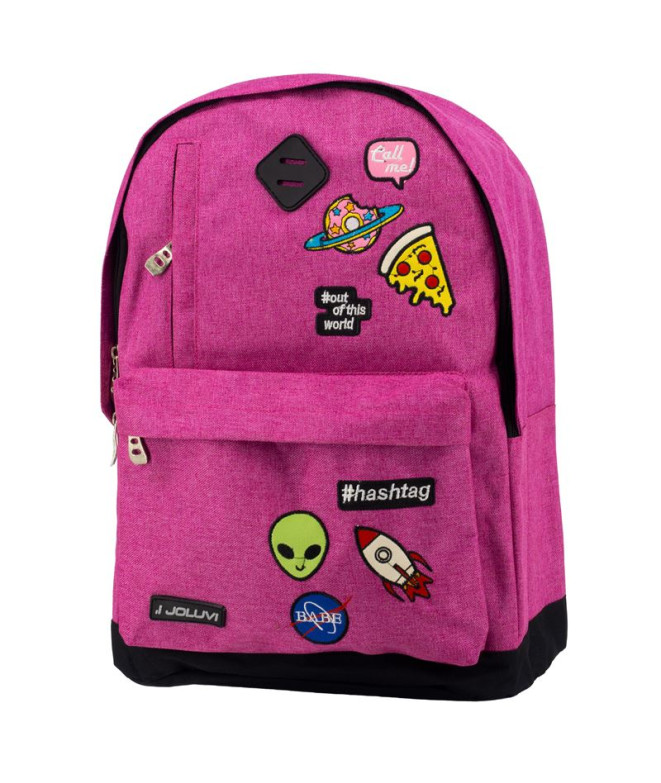 Mochila Joluvi Hashtag Fuxia Vigore