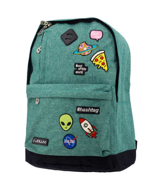 Mochila Joluvi Hashtag Verde Forest Vigore