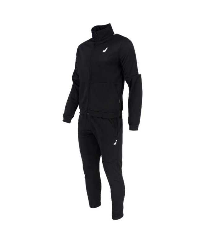 Chándal Joluvi Seam Negro /Blanco Infantil