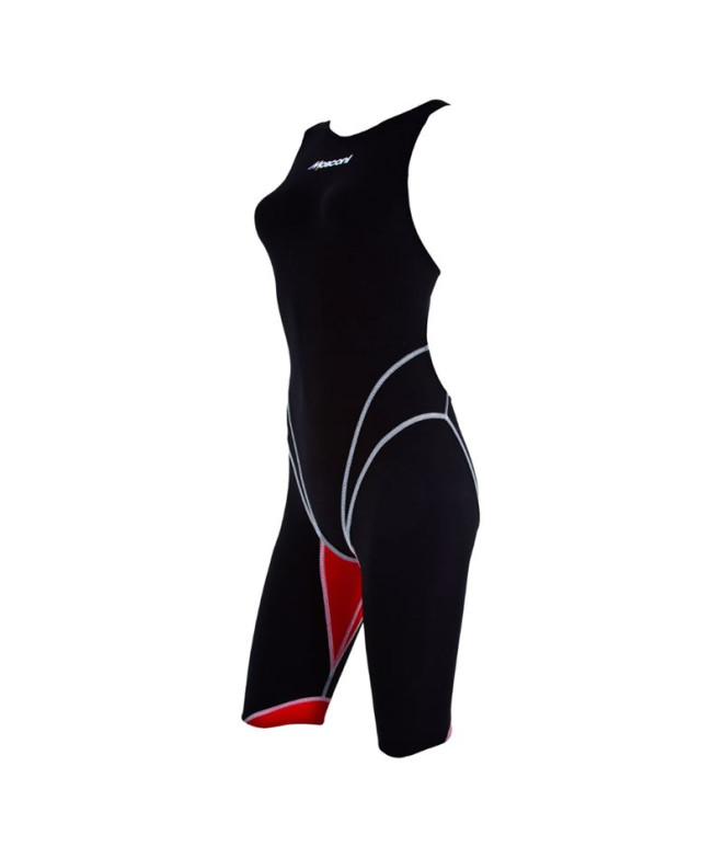Bañador Mosconi Wc Geep Med Negro - Rojo Mujer