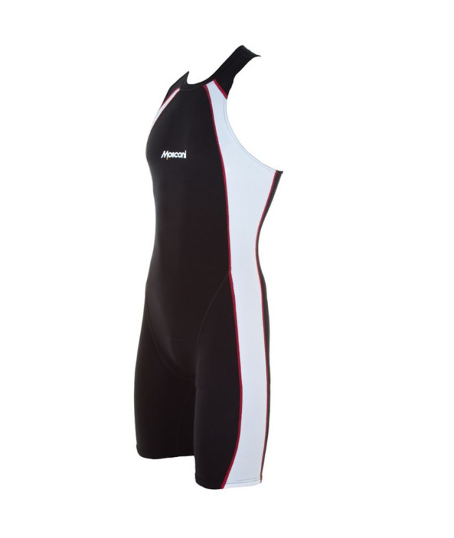 Mono de Triatlón Mosconi Tri Band Negro - Blanco