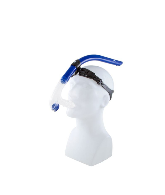 Tubo de Snorkel Mosconi Respirador Frontal Pro Azul Tinta - Negro