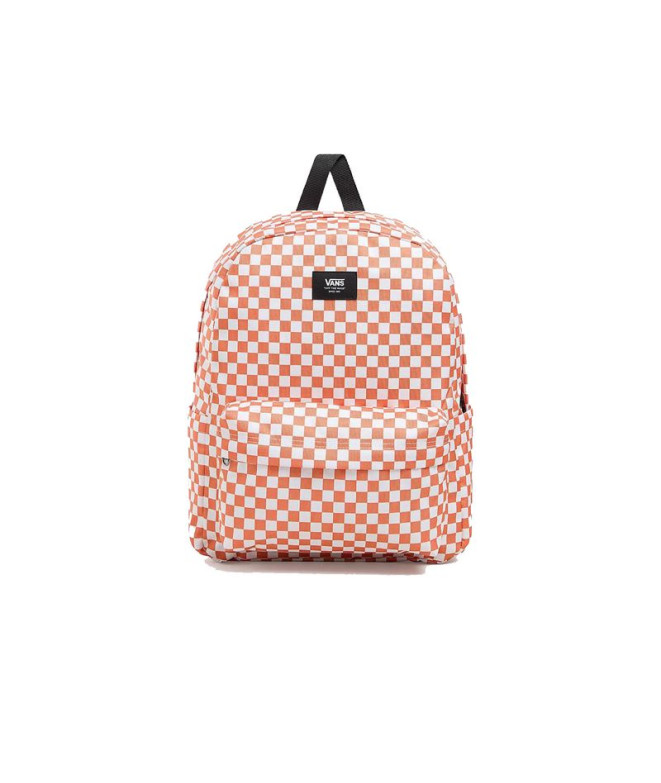 Mochila Vans Old Skool Check Rojo Unisex