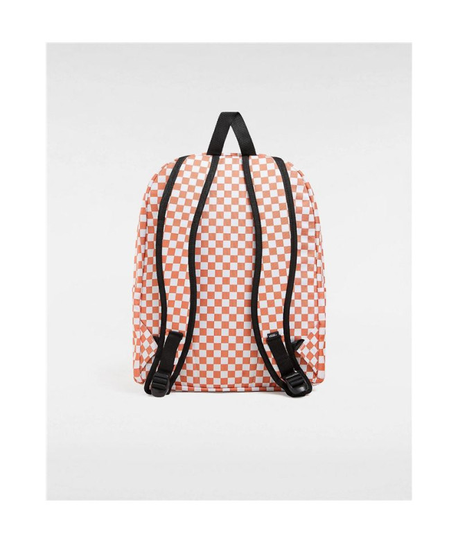 Mochila Vans Old Skool Check Rojo Unisex