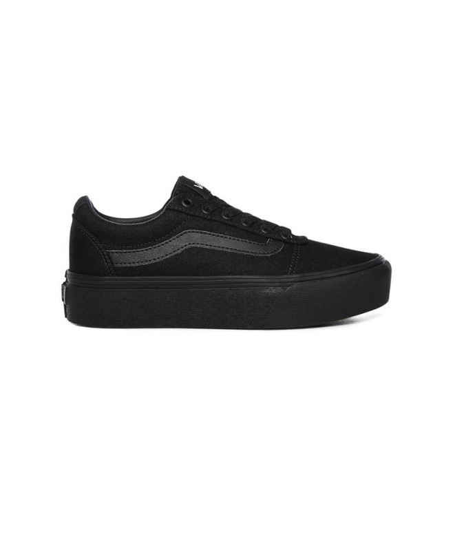 Chaussures Vans Plate-forme Wm Ward (toile) Noir Femme