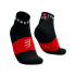 Meias Trail da Compressport Ultra Low Preto/Branco