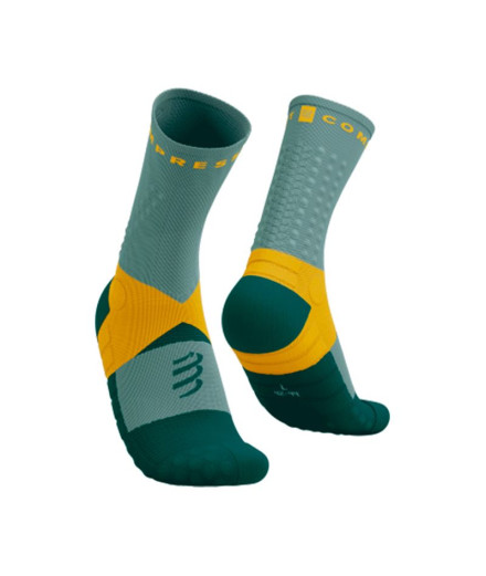 Meias Trail Trail da Compressport Ultra V2.0 Cinzento...