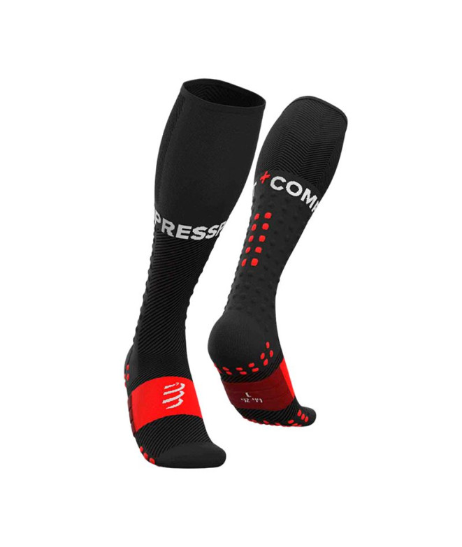 Chaussettes Running de Compressport Full Run Noir