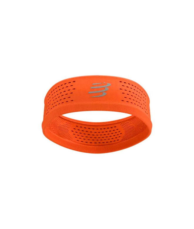 Cinta del pelo de Running Compressport Thin Headband On/Off Fire