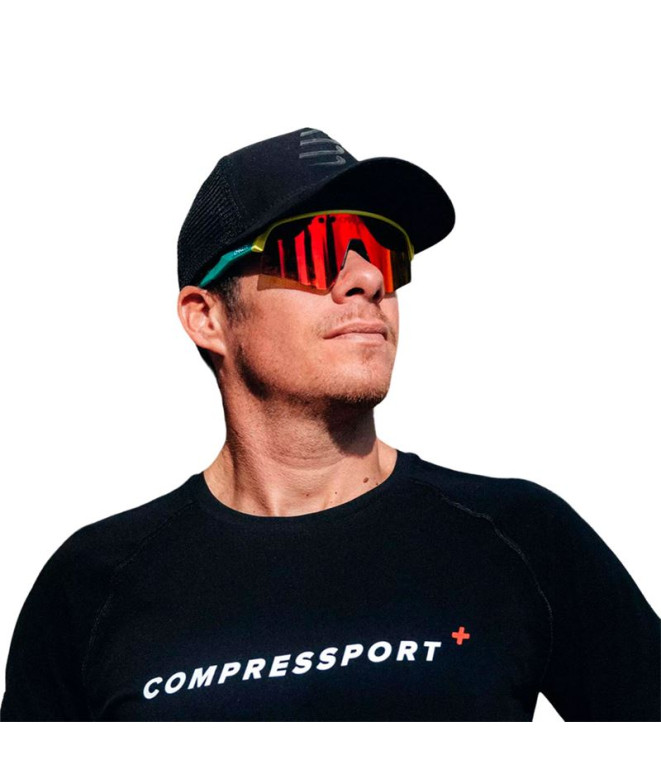 Casquette Running de Compressport Trucker Noir
