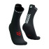 Meias Running de Compressport Pro Racing v4.0 Run High Preto/Branco
