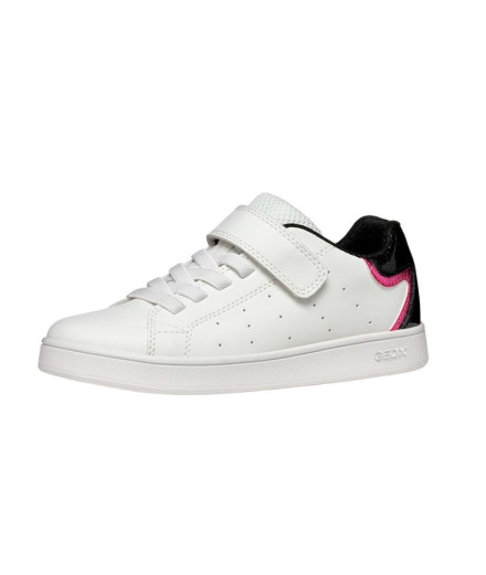 Chaussures Enfant Geox Eclyper Blanc/Noir