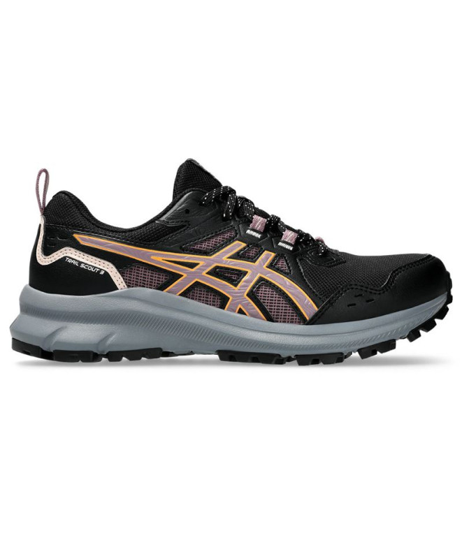 Sapatilhas Trail Trail Mulher de ASICS Scout 3 Preto