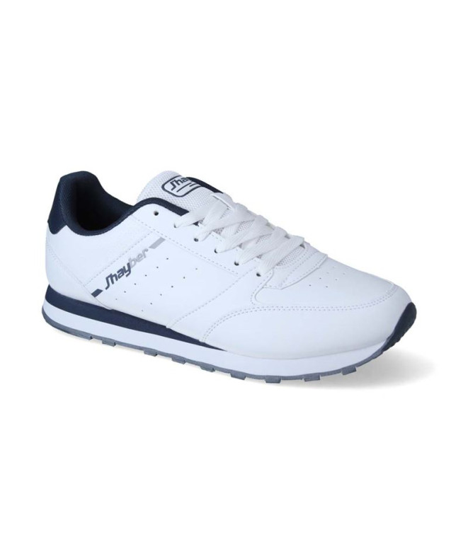 Chaussures J' Hayber Capon Blanc Marine Homme