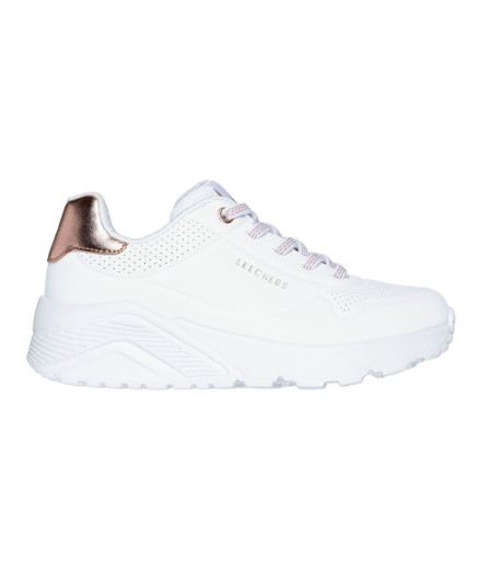 Chaussures Skechers Uno Lite Fille Blanc
