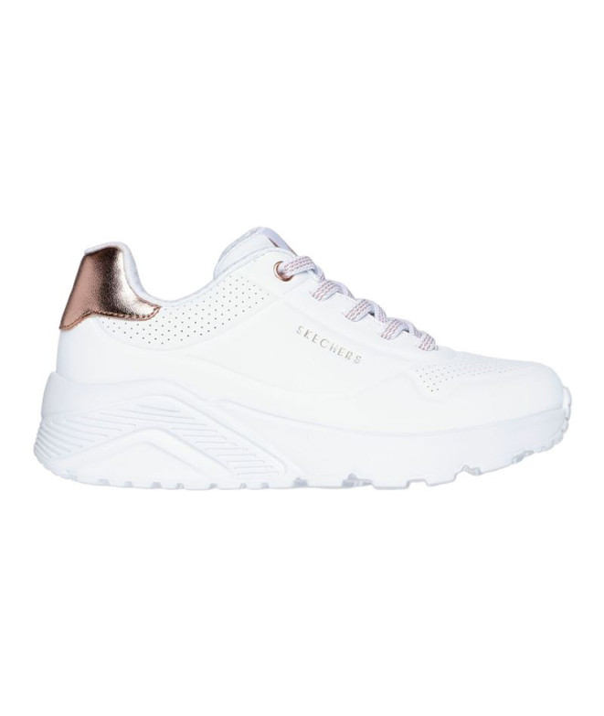 Zapatillas Skechers Uno Lite Niña Blanco