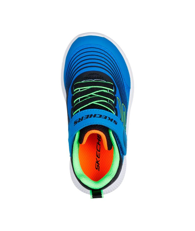Zapatillas Skechers Microspec Advance Niño Azul