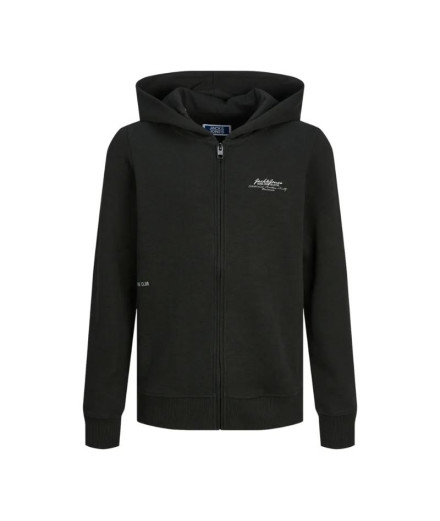 Chaqueta Jack and Jones great B2S Logo Zip Black Niño