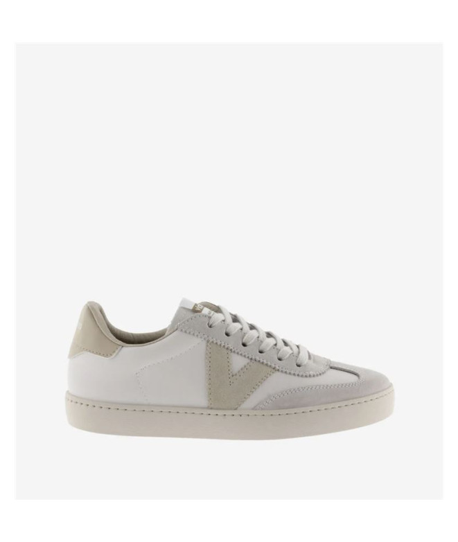 Zapatillas Victoria Berlin Ciclista Efecto Piel & Serraje Mujer Hielo